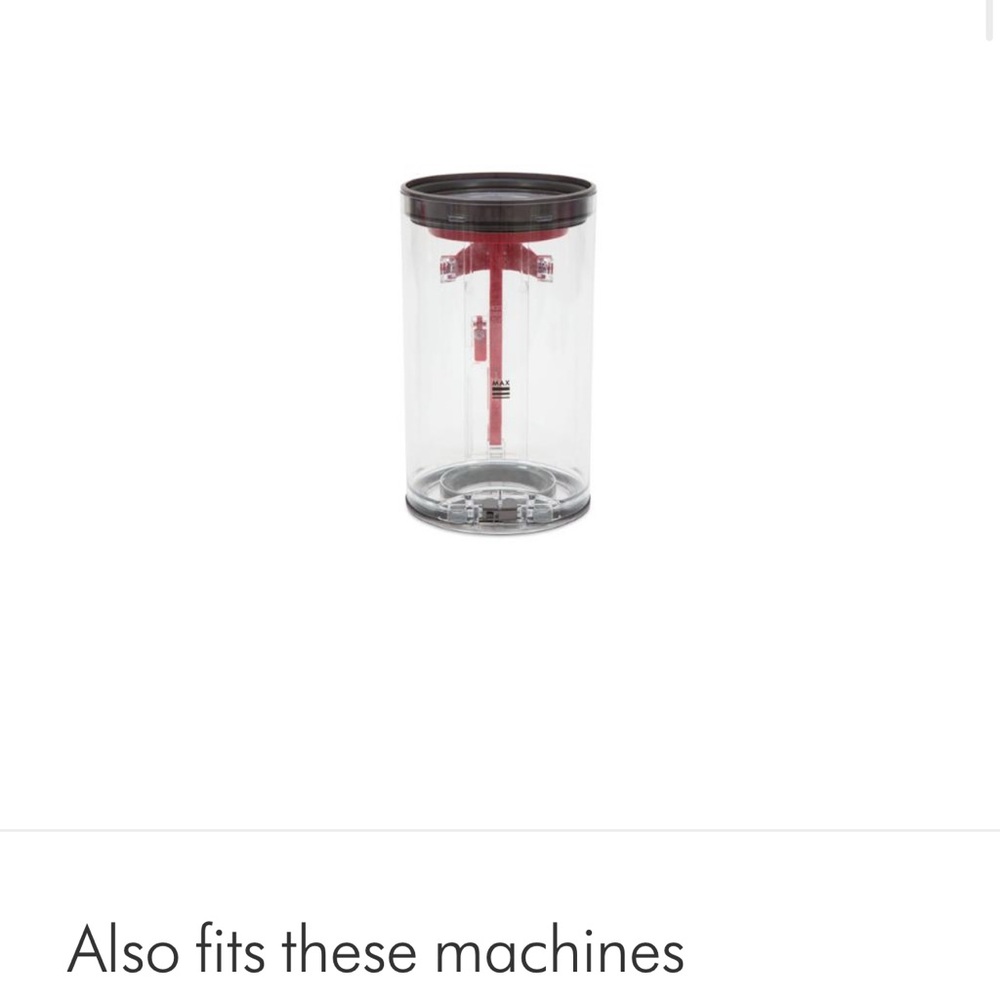 DYSON 970050-01 Replacement Bin for your Dyson cordless vacuum